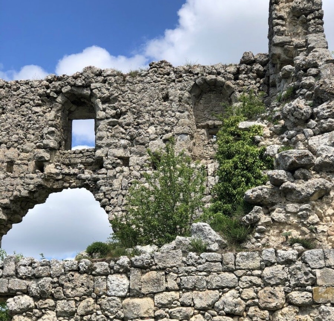 Развалины средневекового города Мангуп-Кале